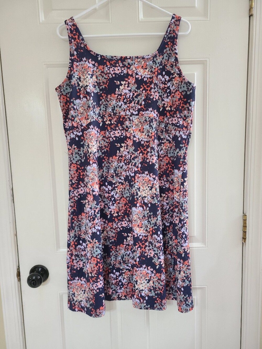 Columbia Women's PFG Freezer III Dress Abstract Floral Sz XL Lightweight Stretch